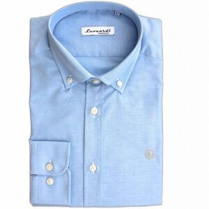 Camisa Textura Minioxford Azul