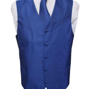 Conjunto chaleco azul granito CH504